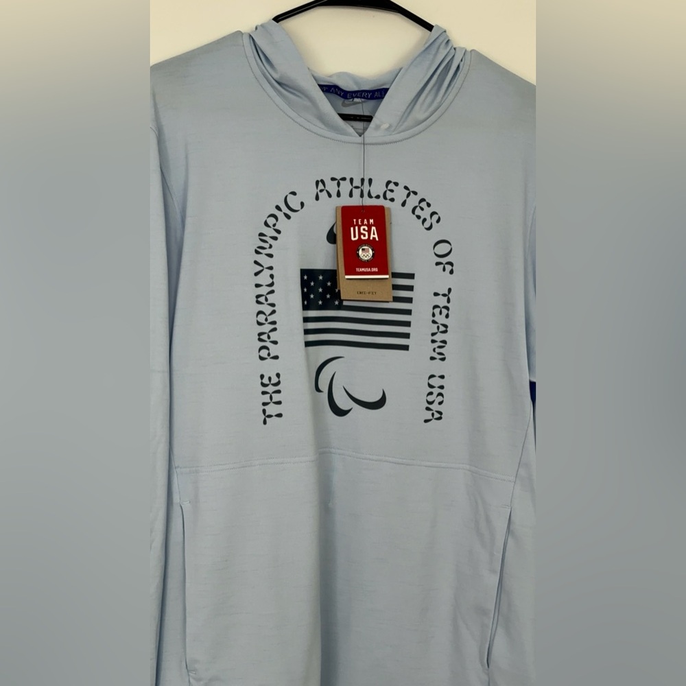 NWT USA Restore Men's Nike Dri-FIT Yoga Lightweight Hoodie - Picture 6 of 9